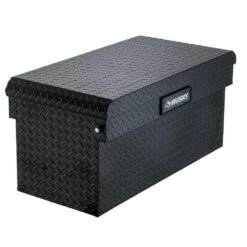 Husky 40.8 In. Matte Black Aluminum Full Size Chest Truck Tool Box