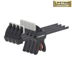 Husky 4.5 In. Micro Trigger Clamp Set (4-Piece) 10 Husky 4.5 In. Micro Trigger Clamp Set (4-Piece) -Husky Shop husky clamp sets 99679 1d 1000