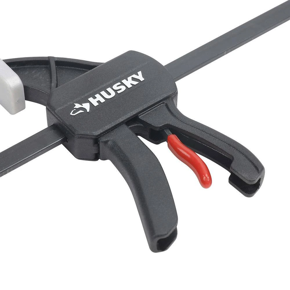 Husky 4.5 In. Micro Trigger Clamp Set (4-Piece) 2 Husky 4.5 In. Micro Trigger Clamp Set (4-Piece) - Image 2