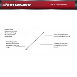Husky 100 In. Cutting Guide -Husky Shop husky clamps 99681 76 1000