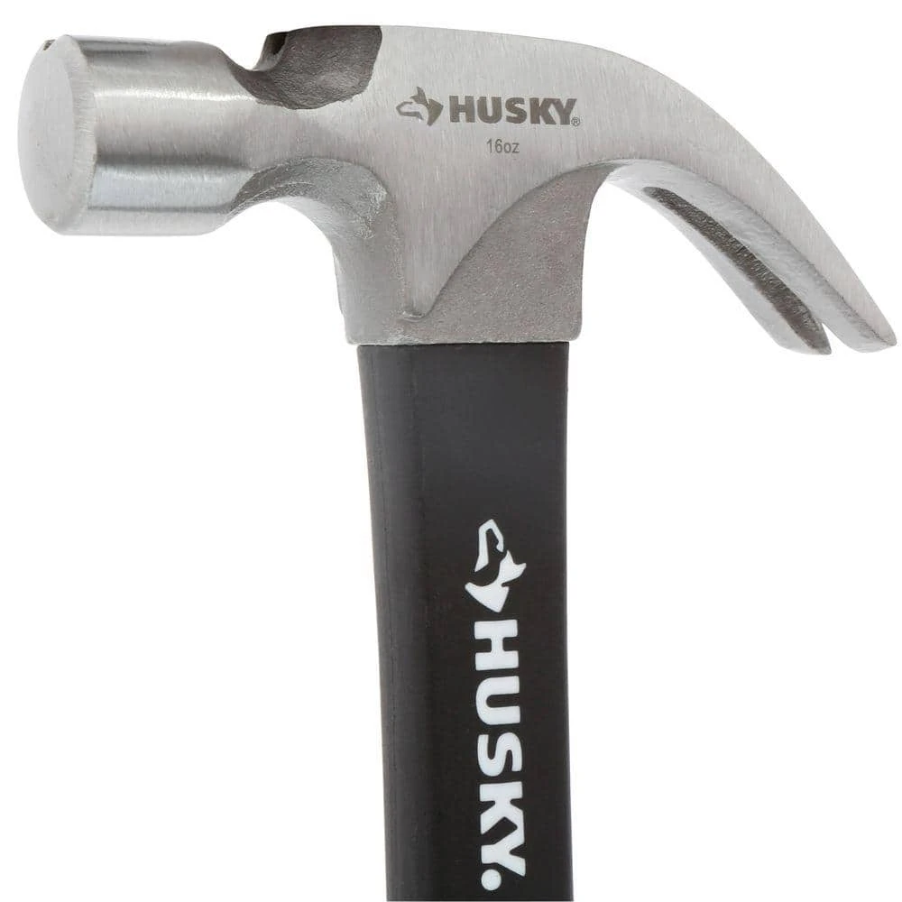 Husky 16 Oz. Fiberglass Claw Hammer 2 Husky 16 Oz. Fiberglass Claw Hammer - Image 2