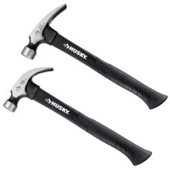 Husky 16 Oz. Fiberglass Claw And 20 Oz. Fiberglass Rip Hammer Set