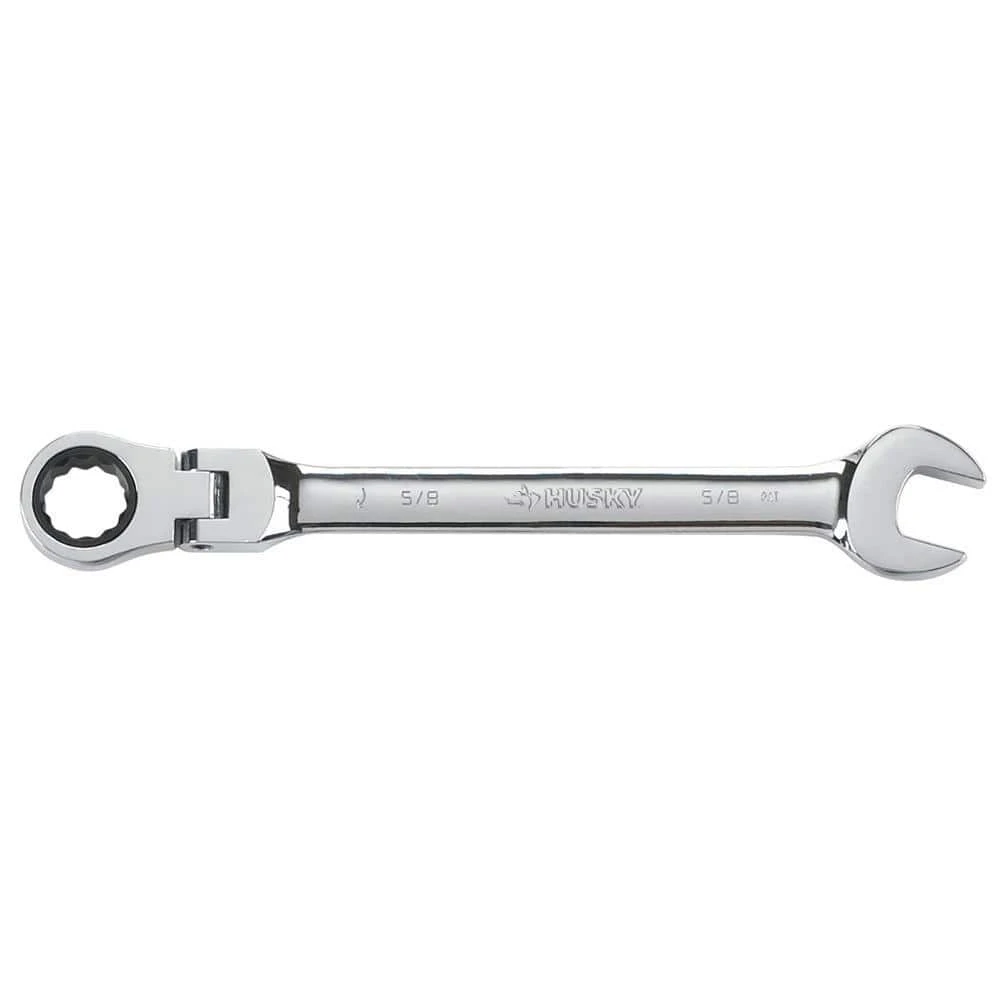 Husky 5/8 In. Flex Head Ratcheting Combination Wrench 1 Husky 5/8 In. Flex Head Ratcheting Combination Wrench