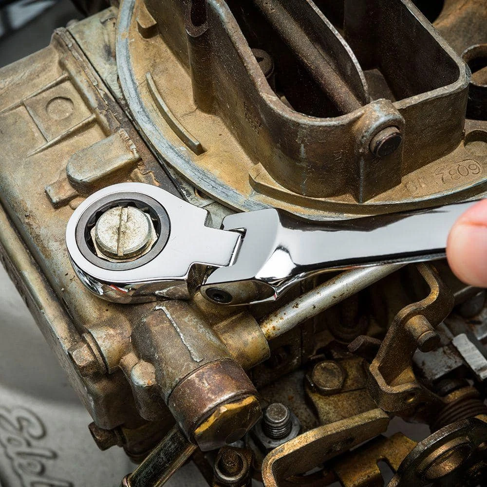 Husky 5/8 In. Flex Head Ratcheting Combination Wrench 7 Husky 5/8 In. Flex Head Ratcheting Combination Wrench - Image 7