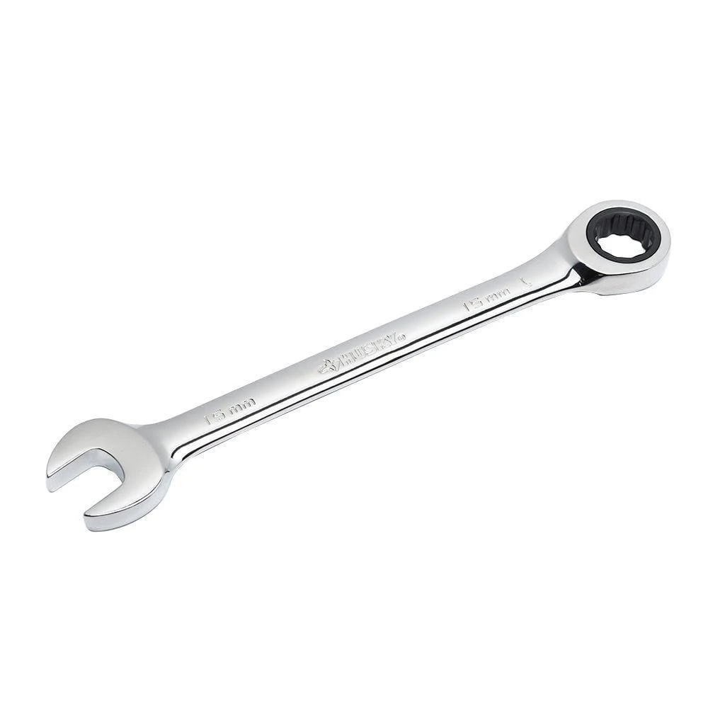 Husky 15 Mm 12-Point Metric Ratcheting Combination Wrench 1 Husky 15 Mm 12-Point Metric Ratcheting Combination Wrench