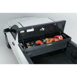 Husky 71.36 In. Matte Black Aluminum Full Size Crossbed Truck Tool Box -Husky Shop husky crossover truck tool boxes 102100 53 01 c3 1000