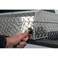 Husky 71.36 In. Diamond Plate Aluminum Full Size Crossbed Truck Tool Box -Husky Shop husky crossover truck tool boxes 102100 9 01 1f 1000