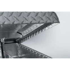 Husky 71.36 In. Diamond Plate Aluminum Full Size Crossbed Truck Tool Box -Husky Shop husky crossover truck tool boxes 102100 9 01 44 1000