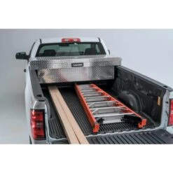 Husky 71.36 In. Diamond Plate Aluminum Full Size Crossbed Truck Tool Box -Husky Shop husky crossover truck tool boxes 102100 9 01 66 1000
