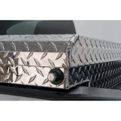 Husky 61.86 In. Diamond Plate Aluminum Low Profile Mid-Size Crossbed Truck Tool Box -Husky Shop husky crossover truck tool boxes 102102 9 01 1f 1000