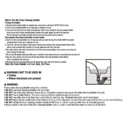 Husky Large Drain Cleaning Bladder – Clears 4 In. To 6 In. Pipes With Garden Hose Water Pressure 15 Husky Large Drain Cleaning Bladder – Clears 4 In. To 6 In. Pipes With Garden Hose Water Pressure -Husky Shop husky drain cleaning accessories 82 977 111 fa 1000