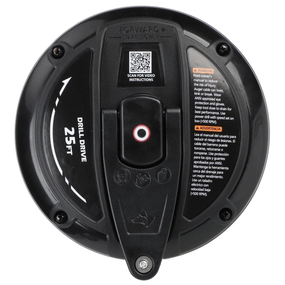 Husky 25 Ft. Power Drum Drain Snake Drill-Operated Auger For Sink, Tub And Shower Clogs 14 Husky 25 Ft. Power Drum Drain Snake Drill-Operated Auger For Sink, Tub And Shower Clogs - Image 14