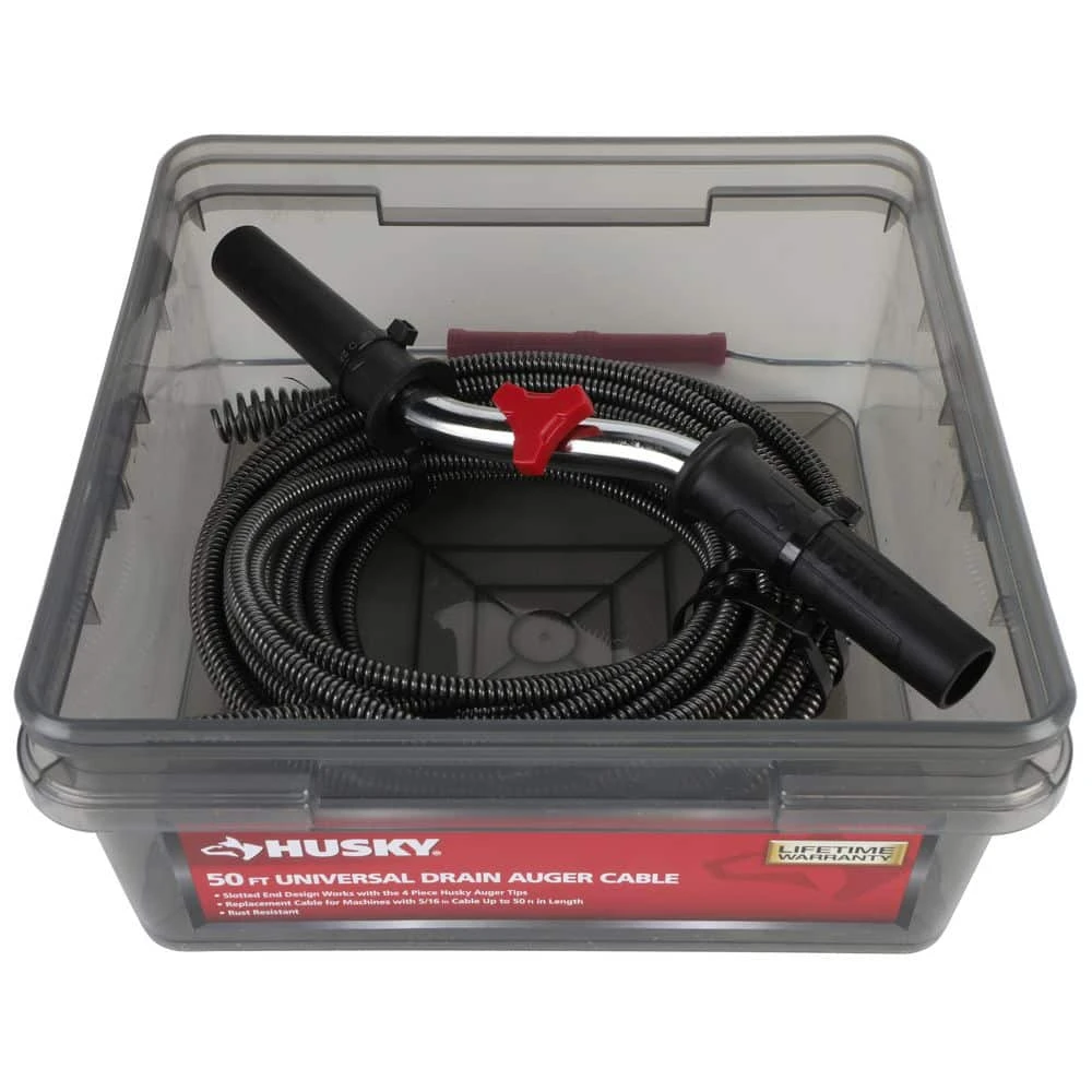Husky 50 Ft. Drain Auger, Replacement Cable For Electric Augers 10 Husky 50 Ft. Drain Auger, Replacement Cable For Electric Augers - Image 10