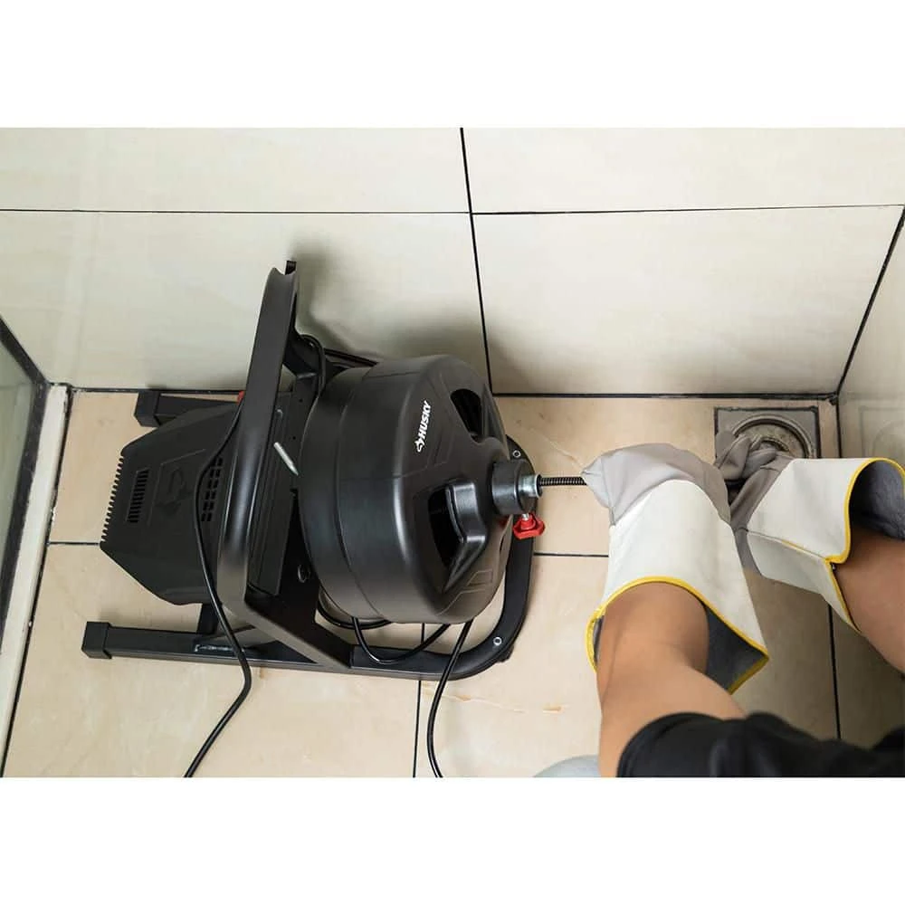 Husky 5/16 In. X 50 Ft. Cable Drum Auger 4 Husky 5/16 In. X 50 Ft. Cable Drum Auger - Image 4