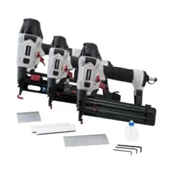 Husky Finish Kit With 16-Gauge Finish Nailer, 18-Gauge Brad Nailer And 18-Gauge Stapler (3-Piece)