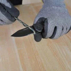 Husky 2.875 Steel Dual Edge Clip Point Folding Knife -Husky Shop husky folding knives 99741 1d 1000