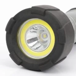 Husky 4AAA 350-Lumen LED Dual Beam Unbreakable Aluminum Flashlight -Husky Shop husky handheld flashlights 16fl0924 4f 1000