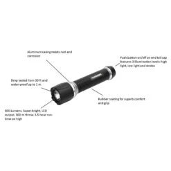 Husky 600 Lumens LED Virtually Unbreakable Aluminum Flashlight 13 Husky 600 Lumens LED Virtually Unbreakable Aluminum Flashlight -Husky Shop husky handheld flashlights 19fl0603 d4 1000