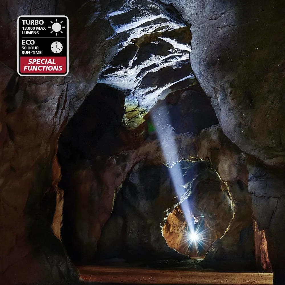 Husky 10000 Lumens Dual Power Focusing Aluminum Rechargeable Flashlight 6 Husky 10000 Lumens Dual Power Focusing Aluminum Rechargeable Flashlight - Image 6