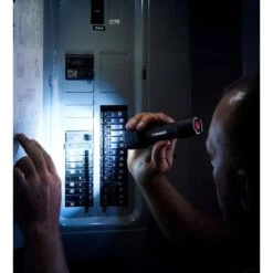 Husky 500 Lumens Tough Stainless Steel Core Multi-Setting LED Flashlight, Impact And Water Resistant With Batteries -Husky Shop husky handheld flashlights hsk1pak500psf1 1f 1000