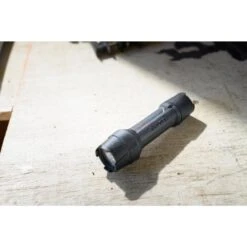 Husky 500 Lumens Tough Stainless Steel Core Multi-Setting LED Flashlight, Impact And Water Resistant With Batteries -Husky Shop husky handheld flashlights hsk1pak500psf1 40 1000