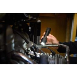 Husky 500 Lumens Tough Stainless Steel Core Multi-Setting LED Flashlight, Impact And Water Resistant With Batteries -Husky Shop husky handheld flashlights hsk1pak500psf1 44 1000