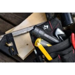 Husky 500 Lumens Tough Stainless Steel Core Multi-Setting LED Flashlight, Impact And Water Resistant With Batteries -Husky Shop husky handheld flashlights hsk1pak500psf1 66 1000