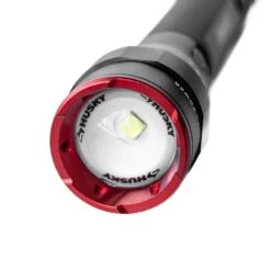 Husky 1500 Lumens Dual-Power Focusing LED Rechargeable Flashlight 3 Modes With USB Port And Rechargeable Battery -Husky Shop husky handheld flashlights hsky1500dpfl 1f 1000