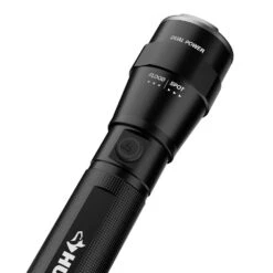 Husky 5000 Lumens Dual Power LED Rechargeable Focusing Flashlight With Rechargeable Battery And USB-C Cable Included -Husky Shop husky handheld flashlights hsky5000dpfl 4f 1000