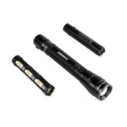 Husky 7000-Lumens Dual Power LED Rechargeable Tactical Focusing Handheld Flashlight -Husky Shop husky handheld flashlights pvl flt 0019 c3 1000