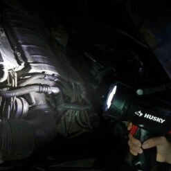 Husky 1500 Lumens Dual Power Rechargeable Handheld Spotlight -Husky Shop husky handheld spotlights 90655 77 1000