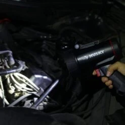 Husky 2500 Lumens Dual Power Floating Rechargeable Spotlight -Husky Shop husky handheld spotlights 90711 31 1000