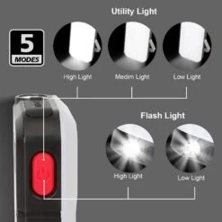 Husky 500 Lumens 3-in-1 Rechargeable Utility Light With 10000 MAh Power Bank -Husky Shop husky handheld spotlights 91400 40 1000
