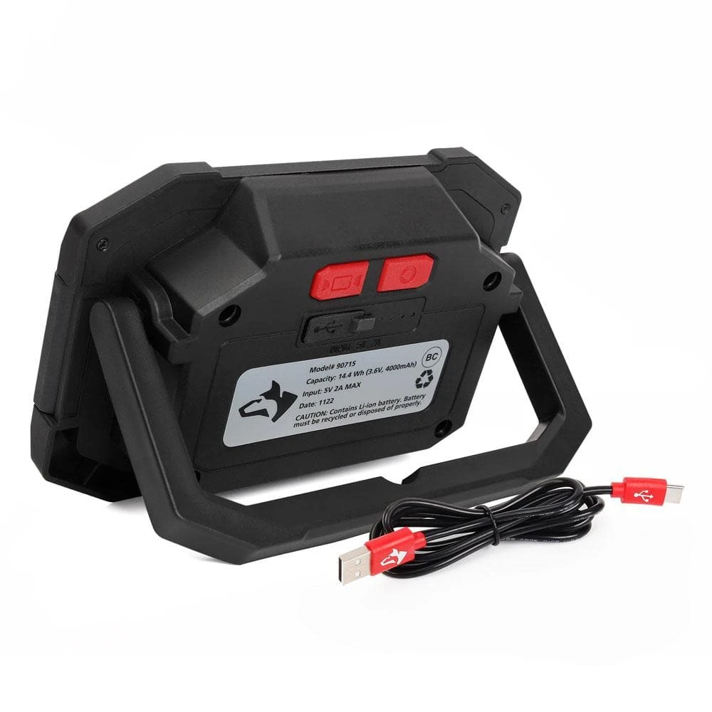 Husky 2000-Lumens LED Dual Panel Focusing Rechargeable Utility Light (2-Pack) 5 Husky 2000-Lumens LED Dual Panel Focusing Rechargeable Utility Light (2-Pack) - Image 5