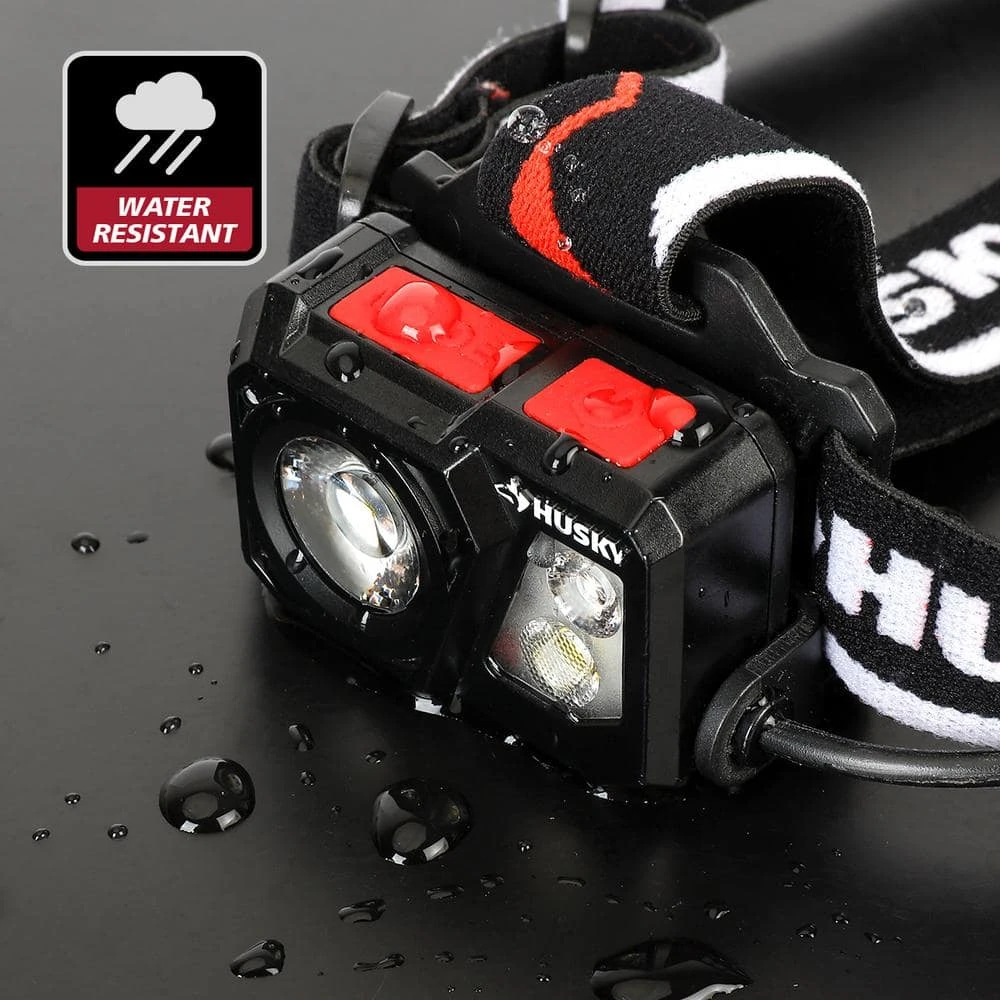 Husky 1000 Lumens Dual Power Compact Rechargeable Headlamp 7 Husky 1000 Lumens Dual Power Compact Rechargeable Headlamp - Image 7