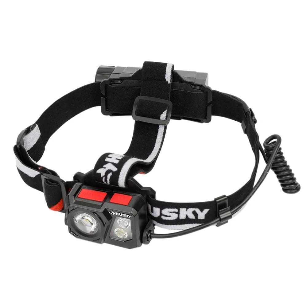 Husky 1000 Lumens Dual Power Compact Rechargeable Headlamp 8 Husky 1000 Lumens Dual Power Compact Rechargeable Headlamp - Image 8