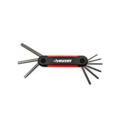 Husky Folding Hex Key Set, SAE (9-Piece)