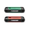 Husky Mini Folding Hex Key Set (9-Piece SAE, 8-Piece MM)