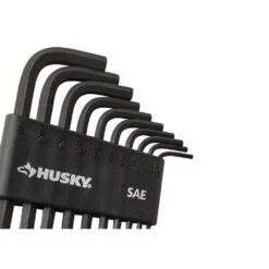 Husky SAE Short Arm Hex Key Set (10-Piece) -Husky Shop husky hex key sets hsahks10pcn 06 c3 1000