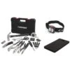 Husky 60-Piece Home Repair Tool Set Bundled With Headlamp And Knee Pad