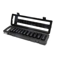 Husky 1/2 In. Drive Metric 6-Point Impact Socket Set With Storage Case (11-Piece) -Husky Shop husky impact socket sets h2ddimp11pcm a0 1000