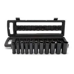 Husky 1/2 In. Drive SAE 6-Point Impact Socket Set With Storage Case (11-Piece) -Husky Shop husky impact socket sets h2ddimp11pcs 76 1000