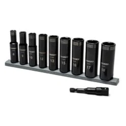 Husky 3/8 In. Drive Thin Wall Metric Deep Metric 6-Point Impact Socket Set (10-Piece) 14 Husky 3/8 In. Drive Thin Wall Metric Deep Metric 6-Point Impact Socket Set (10-Piece) -Husky Shop husky impact socket sets h3dhybmm10pc 1f 1000