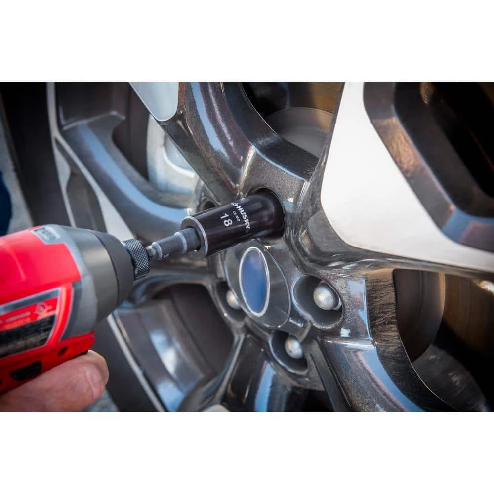 Husky 3/8 In. Drive Thin Wall Metric Deep Metric 6-Point Impact Socket Set (10-Piece) 8 Husky 3/8 In. Drive Thin Wall Metric Deep Metric 6-Point Impact Socket Set (10-Piece) - Image 8