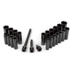 Husky 3/8 In. Drive SAE/Metric Deep Impact Socket Set In EVA Foam (24-Pieces) -Husky Shop husky impact socket sets h3dimpss24pceva a0 1000