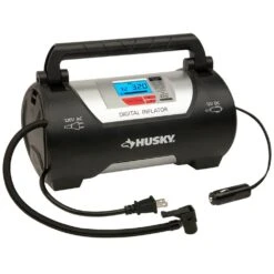 Husky 12/120 Volt Corded Electric Auto And Home Inflator