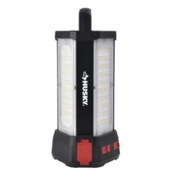 Husky 14,000 Lumen Area Utility Hybrid LED Work Light With Rechargeable Battery