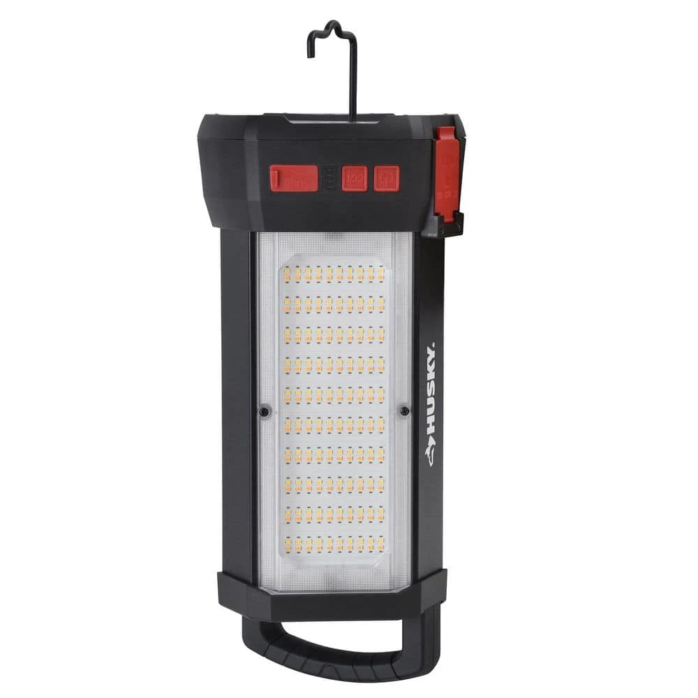 Husky 14,000 Lumen Area Utility Hybrid LED Work Light With Rechargeable Battery 6 Husky 14,000 Lumen Area Utility Hybrid LED Work Light With Rechargeable Battery - Image 6