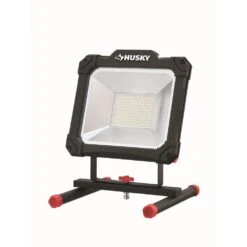 Husky 12000 Lumens/6000 Lumens Portable LED Work Light -Husky Shop husky jobsite lighting hd12000dim 76 1000