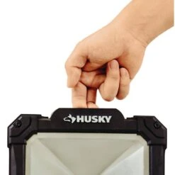 Husky 3500lm LED Portable Work Light -Husky Shop husky jobsite lighting hd3500puo 4f 1000